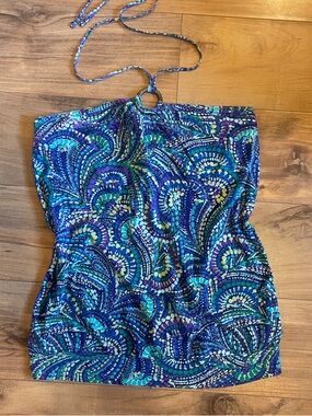 GAP Blue, Teal & Purple Paisley printed summer tank